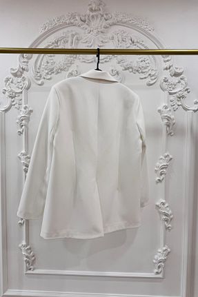 کت بلیزر سفید زنانه پلی استر MELIIA - کد 888160219