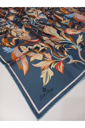 روسری آبی İpek Tivil Silk Home - کد 862245286