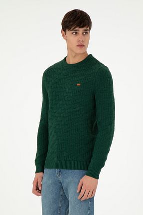 پلیور سبز مردانه ساده U.S. Polo Assn. - کد 888171124
