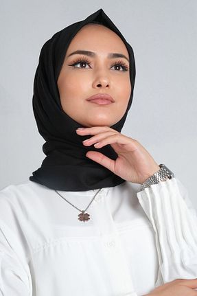 شال مشکی زنانه پنبه ای haremscarfs - کد 888175057