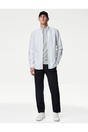 پیراهن سفید مردانه رگولار Marks & Spencer - کد 814664603