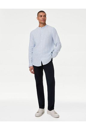 پیراهن آبی مردانه رگولار Marks & Spencer - کد 814767391