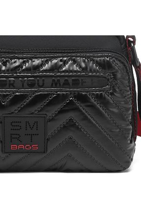 کیف پستچی مشکی زنانه پارچه ای Smart Bags - کد 888231561