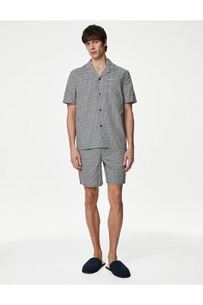 پائین تنه راحتی مشکی مردانه پنبه ای Marks & Spencer - کد 849141407