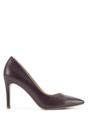 کفش پاشنه بلند کلاسیک زرشکی زنانه چرم مصنوعی Nine West - کد 654962127