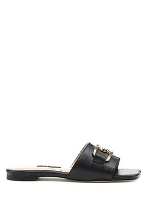دمپائی مشکی زنانه چرم مصنوعی Nine West - کد 240063255