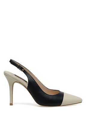 کفش پاشنه بلند کلاسیک سرمه ای زنانه چرم Nine West - کد 683659474