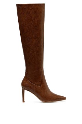 چکمه قهوه ای زنانه چرم مصنوعی Nine West - کد 639726584