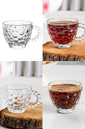 فنجان چای سفید شیشه Porsima - کد 888291832