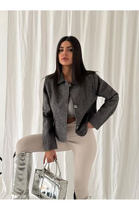 پلیور طوسی زنانه ساده POYDER - کد 888293759