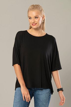 بلوز مشکی زنانه ساده Weweus - کد 757143900