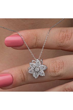 گردنبند نقره زنانه 925 عیار Caseras - کد 888306434