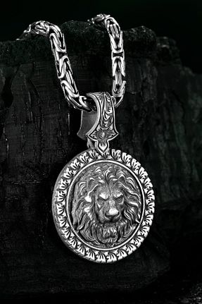 گردنبند نقره طوسی مردانه 925 عیار OSMANLI GÜMÜŞ - کد 888308870