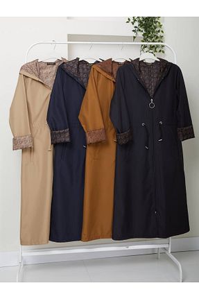 ترنچکت مشکی زنانه پلی استر RACE FASHİON - کد 888745145