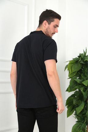 پیراهن مشکی مردانه رگولار MCZ GİYİM - کد 888359758