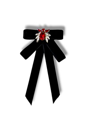 سنجاق سینه قرمز زنانه Pegubabycollection - کد 888359441