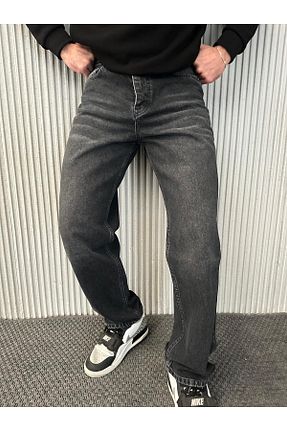 شلوار جین مشکی مردانه پاچه پهن Karma Wear - کد 888361621