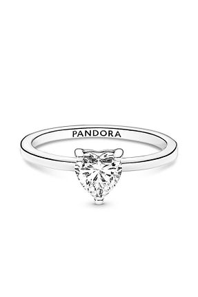 انگشتر نقره نارنجی زنانه زیرکن Pandora - کد 276140076