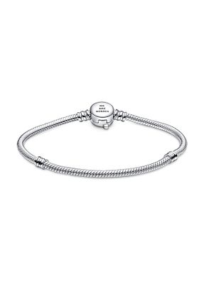 دستبند نقره بژ زنانه 925 عیار Pandora - کد 242306870