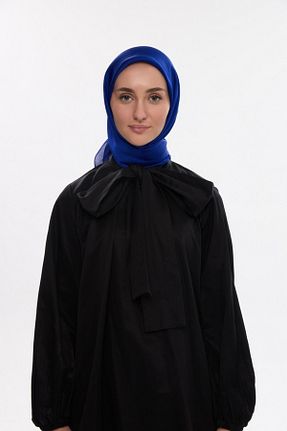 روسری سرمه ای پنبه پلی استر MİRSOY SCARF - کد 888367343