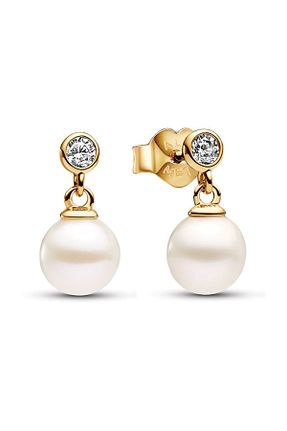 گوشواره نقره سفید زنانه 925 عیار Pandora - کد 837838012