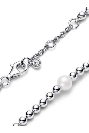 دستبند نقره سفید زنانه 925 عیار Pandora - کد 808028399