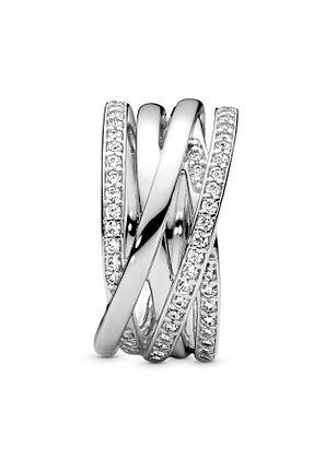 انگشتر نقره زنانه زیرکن Pandora - کد 793688966