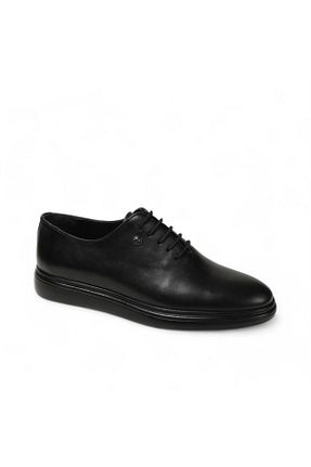 کفش کژوال مشکی مردانه چرم خالص Pierre Cardin - کد 888377866