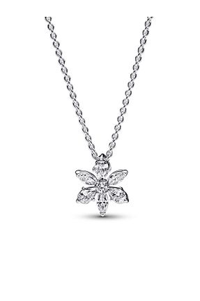 گردنبند نقره نارنجی زنانه 925 عیار Pandora - کد 376554616