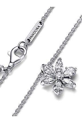 گردنبند نقره نارنجی زنانه 925 عیار Pandora - کد 376554616