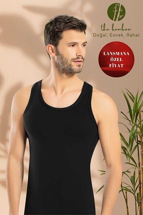 رکابی مشکی مردانه بامبو - پنبه ERDEM İÇ GİYİM - کد 820085804