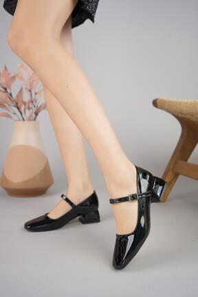 کفش پاشنه بلند کلاسیک مشکی زنانه چرم مصنوعی Muggo - کد 803385179