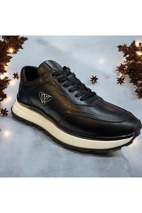 کفش کلاسیک مشکی مردانه چرم خالص Voyager - کد 888386291