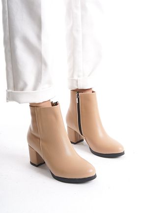 بوت / نیم بوت بژ زنانه جیر marinarosse - کد 358535569