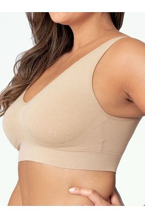 گن لاغری سایز بزرگ بژ زنانه MİSTİRİK - کد 867109007