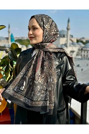 شال مشکی زنانه پنبه ای locella - کد 888418601