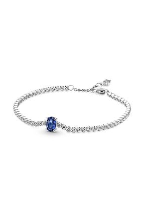 دستبند نقره رنگی زنانه 925 عیار Pandora - کد 175895584