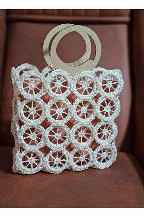 کیف دستی بژ زنانه سایز متوسط Zuviel Deco Handmade - کد 235346116