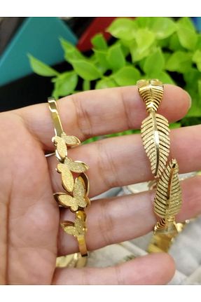 دستبند استیل (فولاد) زرد روکش طلا KONYA ÇELİK TAKICIM - کد 888453336