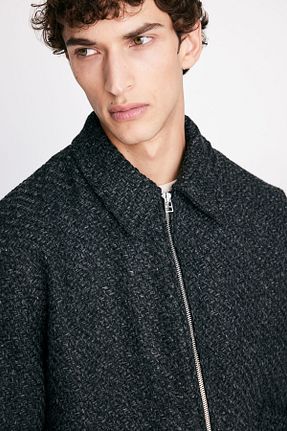 پالتو طوسی مردانه رگولار H&M - کد 874600864