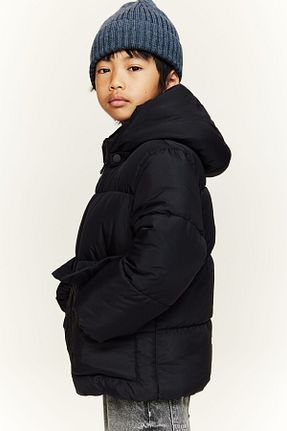 پالتو پشمی مشکی بچه گانه پارچه H&M - کد 884904435