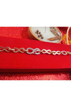 دستبند نقره رنگی زنانه 925 عیار nostalji silver - کد 888480289