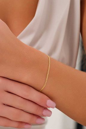 دستبند طلا زرد زنانه 14 عیار ZEYNEPLİ GOLD - کد 888836414