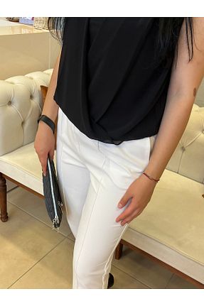 بلوز مشکی زنانه ساده Jument - کد 888518018