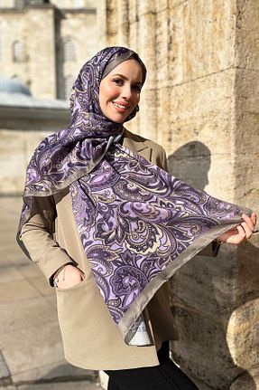 شال رنگی زنانه Kesik Elyaf Sultan - کد 888514701