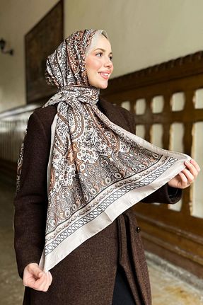شال رنگی زنانه Kesik Elyaf Sultan - کد 888514248
