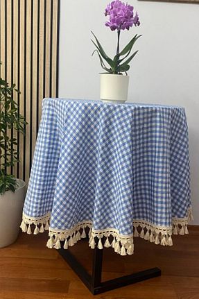 رومیزی آبی پنبه ای İnciShop - کد 888517637