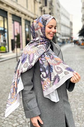 شال رنگی زنانه Kesik Elyaf Sultan - کد 888515145
