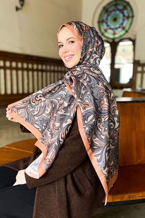 شال رنگی زنانه Kesik Elyaf Sultan - کد 888515084