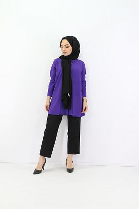 شلوار پارچه ای مشکی زنانه سایز اورجینال Armine TREND - کد 888516232